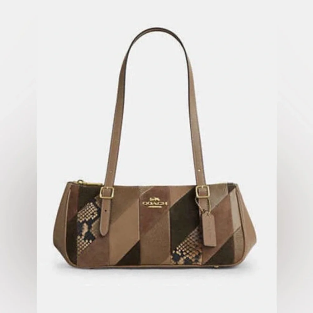 Coach 🆕 Asher Shoulder swing Bag With Patchwork
